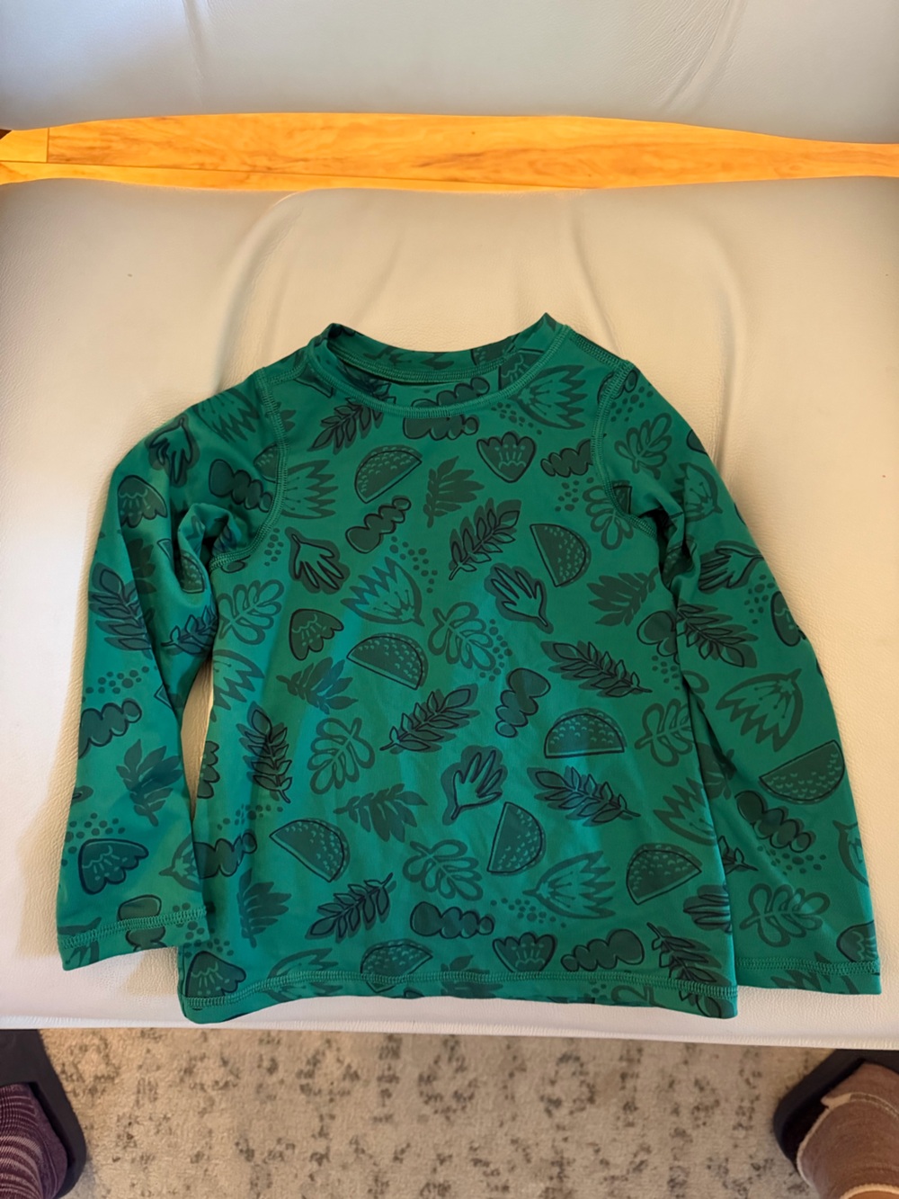 REI Teal Green Long-Sleeve 3T thermal Top